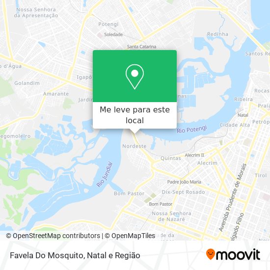 Favela Do Mosquito mapa
