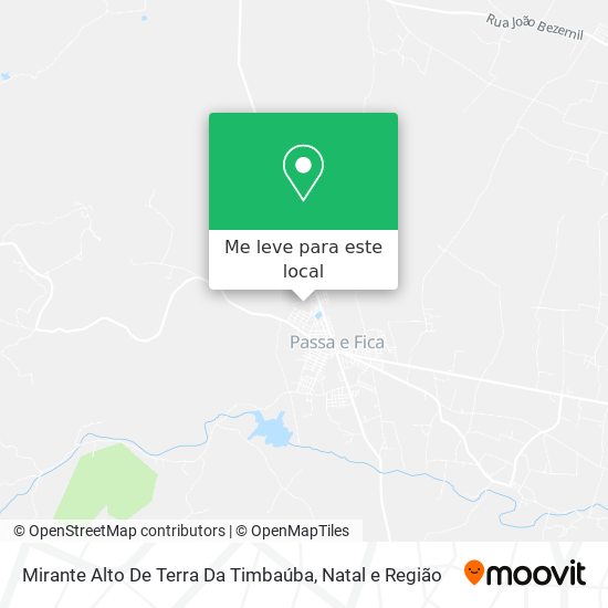 Mirante Alto De Terra Da Timbaúba mapa