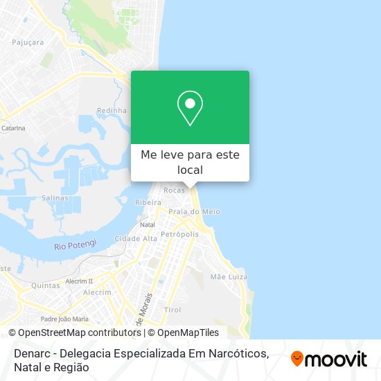 Denarc - Delegacia Especializada Em Narcóticos mapa
