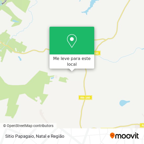 Sítio Papagaio mapa