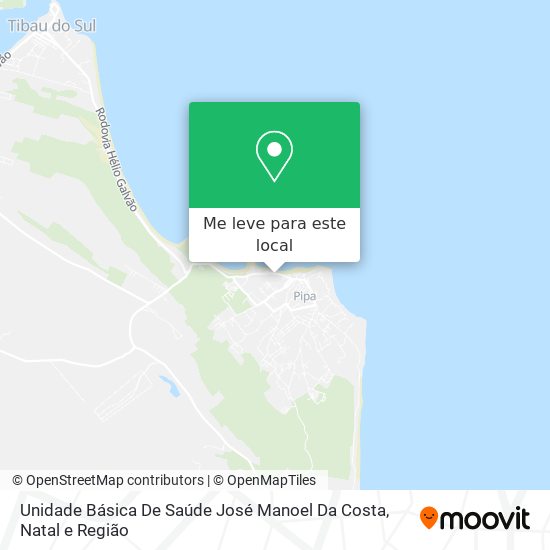 Unidade Básica De Saúde José Manoel Da Costa mapa