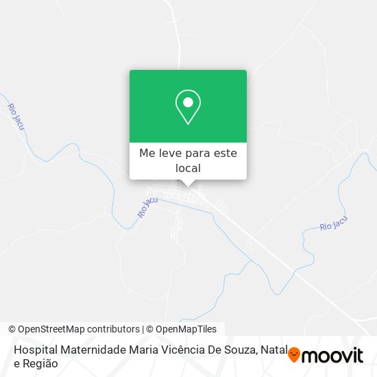 Hospital Maternidade Maria Vicência De Souza mapa