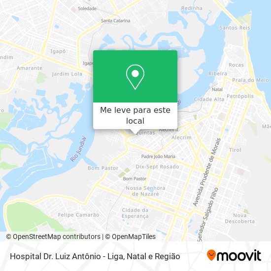 Hospital Dr. Luiz Antônio - Liga mapa