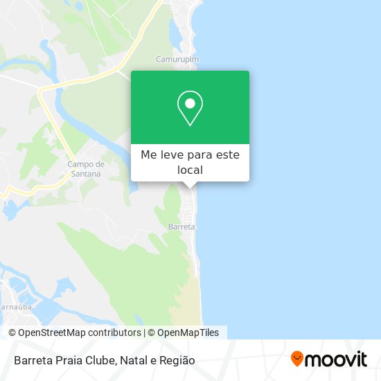 Barreta Praia Clube mapa