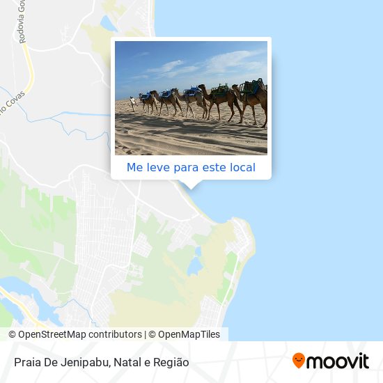 Praia De Jenipabu mapa
