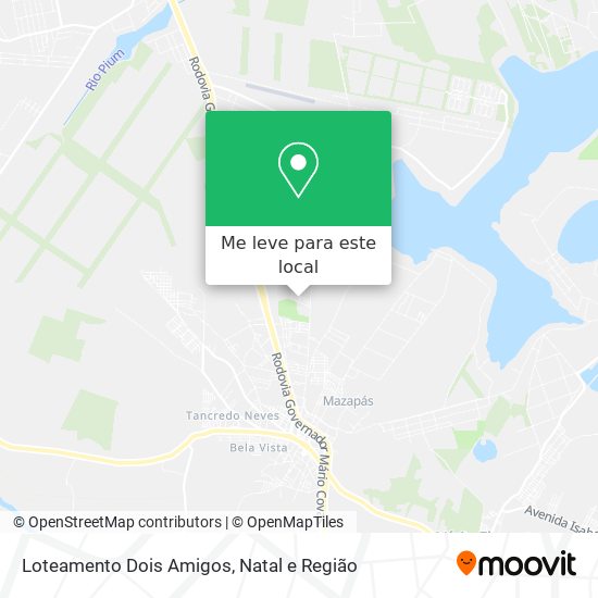 Loteamento Dois Amigos mapa