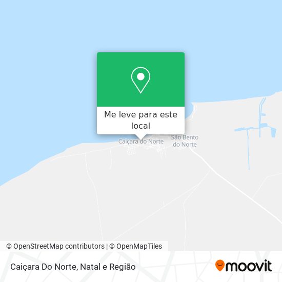 Caiçara Do Norte mapa