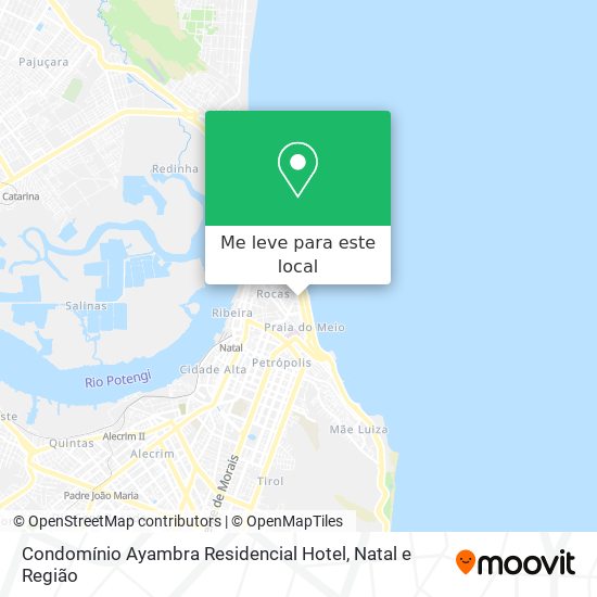 Condomínio Ayambra Residencial Hotel mapa