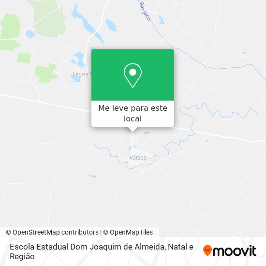 Escola Estadual Dom Joaquim de Almeida mapa