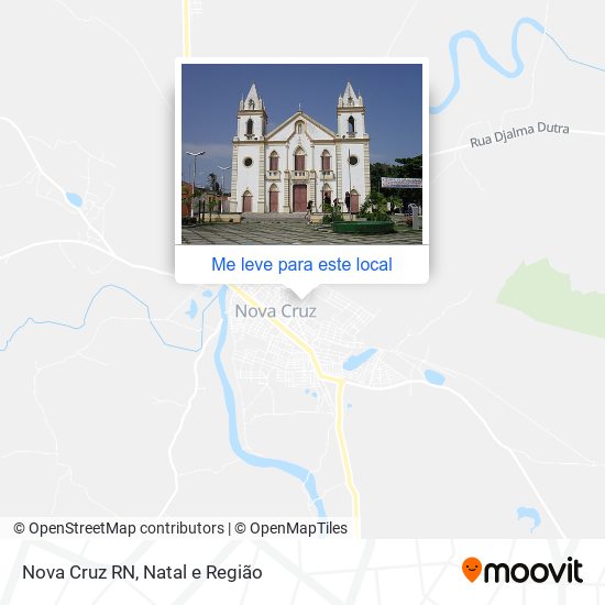 Nova Cruz RN mapa