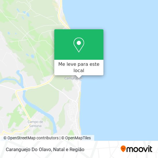 Caranguejo Do Olavo mapa