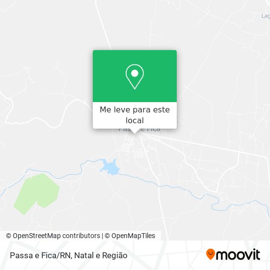 Passa e Fica/RN mapa