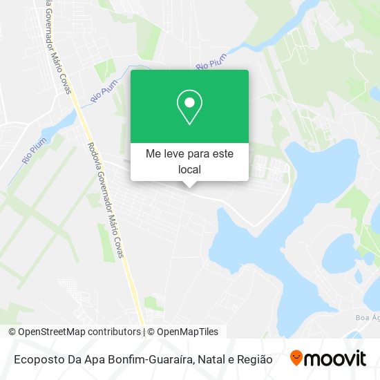 Ecoposto Da Apa Bonfim-Guaraíra mapa