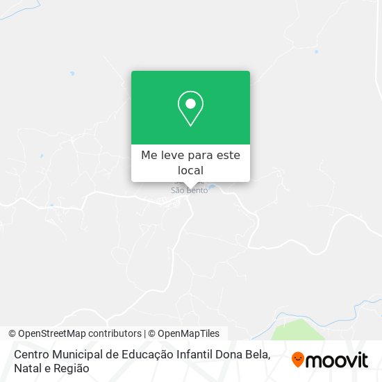 Centro Municipal de Educação Infantil Dona Bela mapa