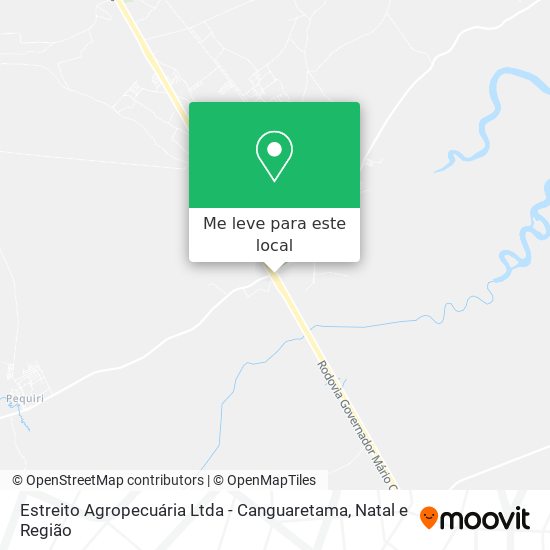 Estreito Agropecuária Ltda - Canguaretama mapa
