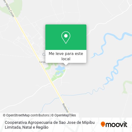 Cooperativa Agropecuaria de Sao Jose de Mipibu Limitada mapa