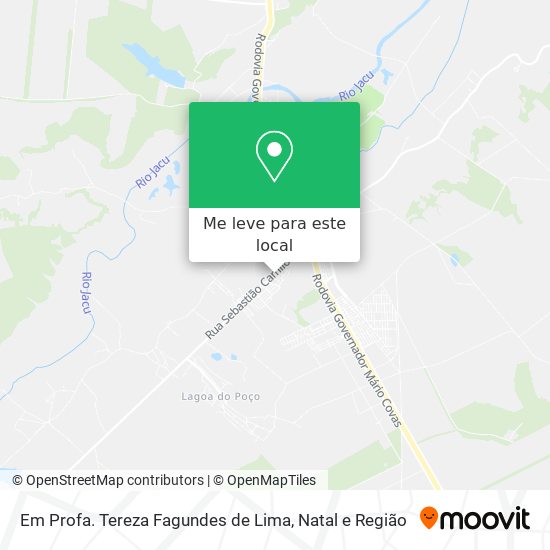 Em Profa. Tereza Fagundes de Lima mapa