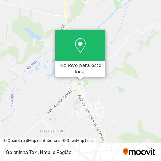 Goianinha Taxi mapa