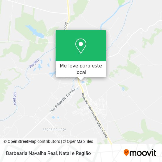Barbearia Navalha Real mapa