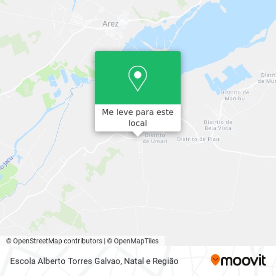 Escola Alberto Torres Galvao mapa