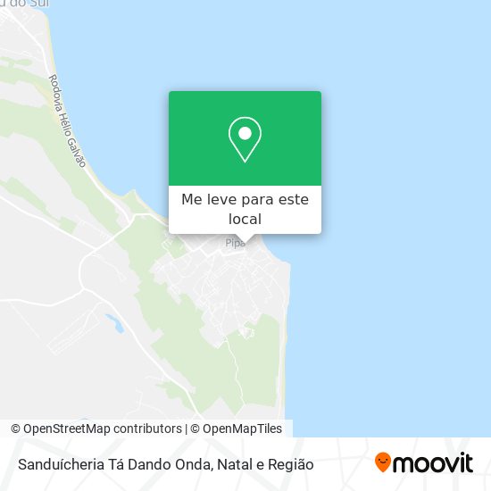 Sanduícheria Tá Dando Onda mapa