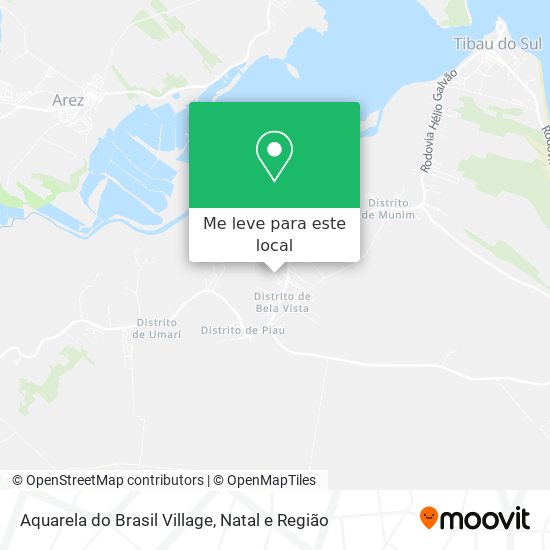 Aquarela do Brasil Village mapa