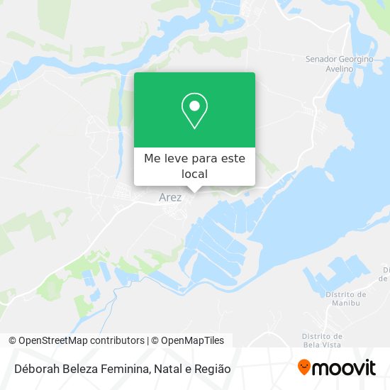 Déborah Beleza Feminina mapa