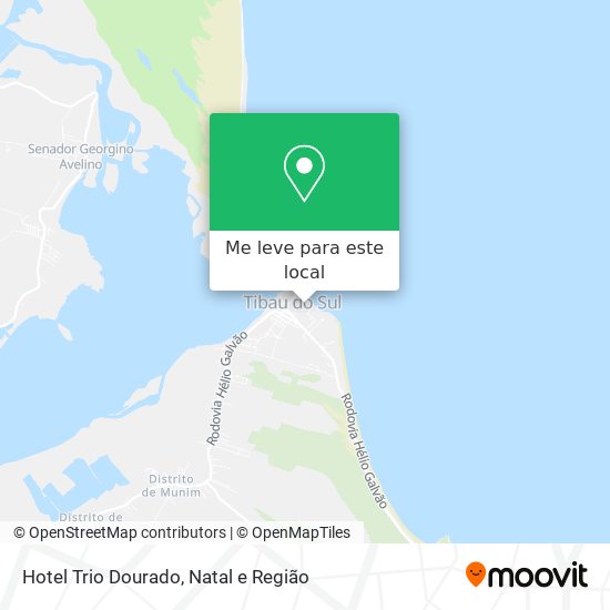 Hotel Trio Dourado mapa