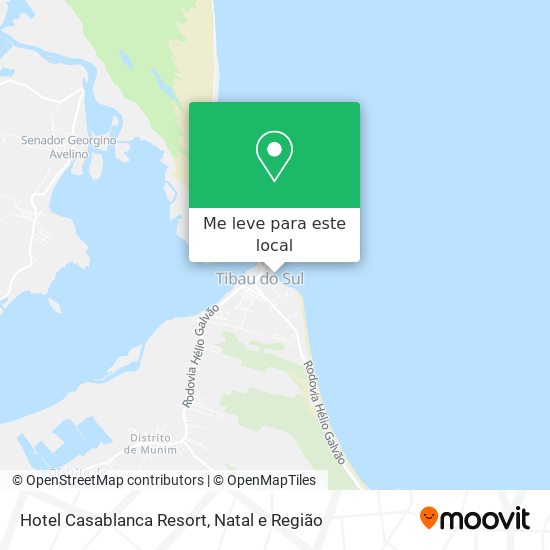 Hotel Casablanca Resort mapa