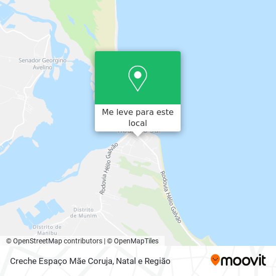 Creche Espaço Mãe Coruja mapa