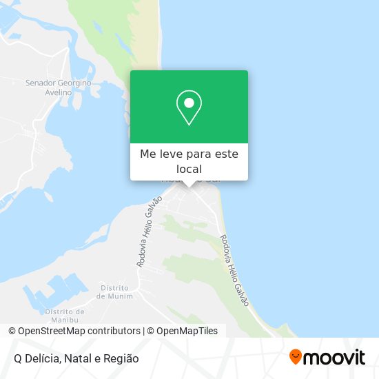 Q Delícia mapa