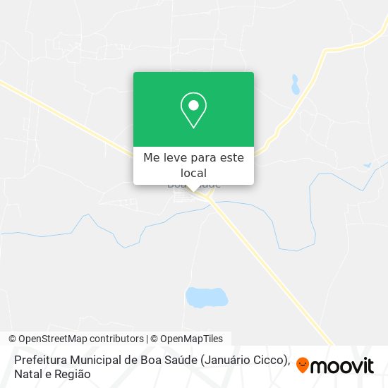 Prefeitura Municipal de Boa Saúde (Januário Cicco) mapa