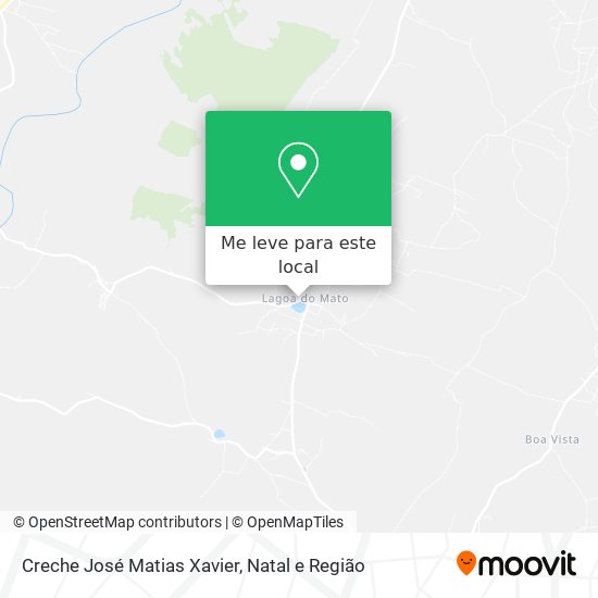 Creche José Matias Xavier mapa