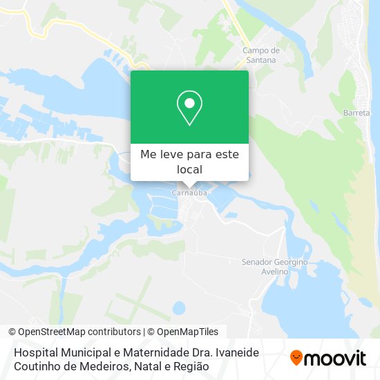 Hospital Municipal e Maternidade Dra. Ivaneide Coutinho de Medeiros mapa