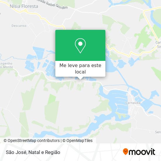 São José mapa