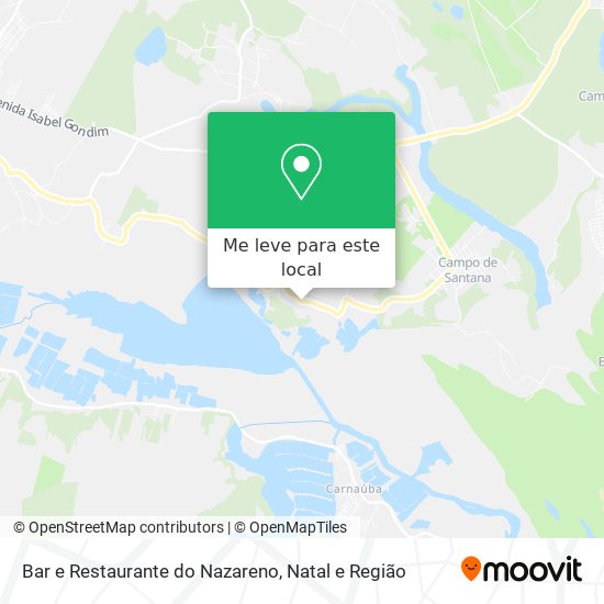 Bar e Restaurante do Nazareno mapa
