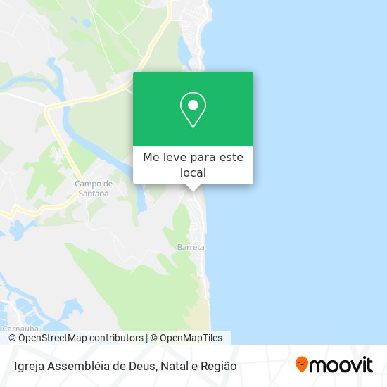 Igreja Assembléia de Deus mapa