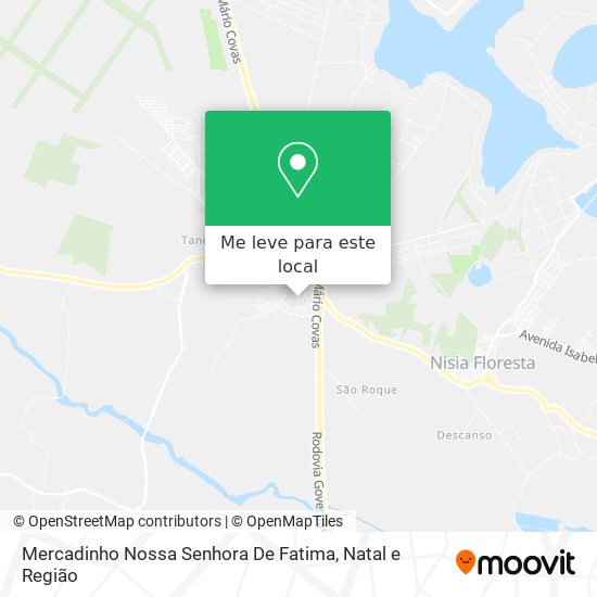 Mercadinho Nossa Senhora De Fatima mapa