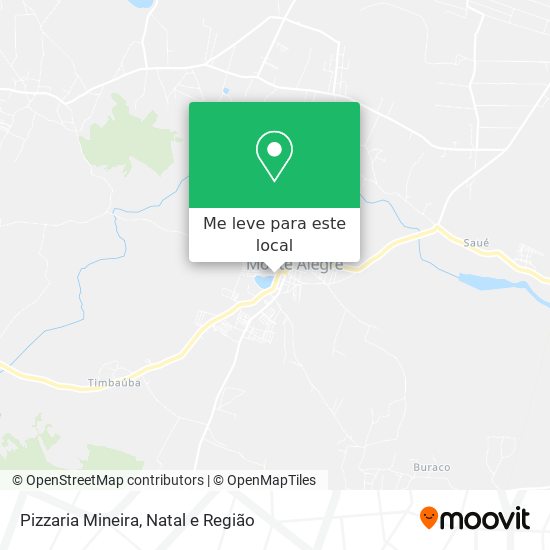 Pizzaria Mineira mapa
