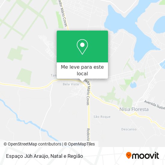 Espaço Júh Araújo mapa