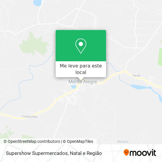 Supershow Supermercados mapa
