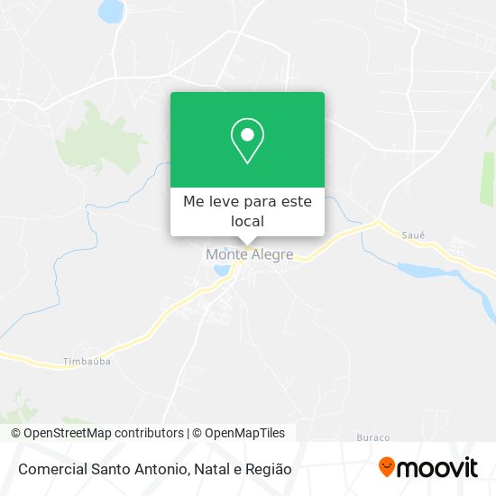 Comercial Santo Antonio mapa