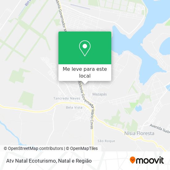 Atv Natal Ecoturismo mapa