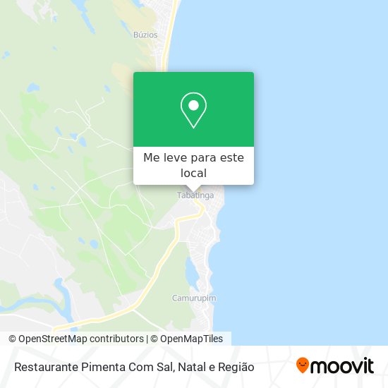 Restaurante Pimenta Com Sal mapa