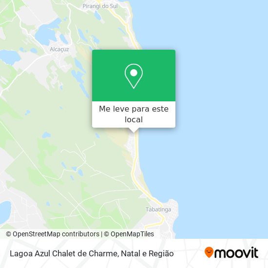 Lagoa Azul Chalet de Charme mapa