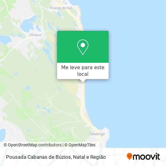 Pousada Cabanas de Búzios mapa