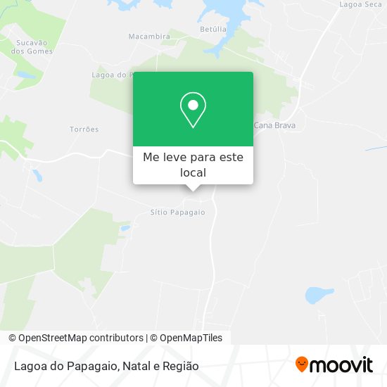 Lagoa do Papagaio mapa