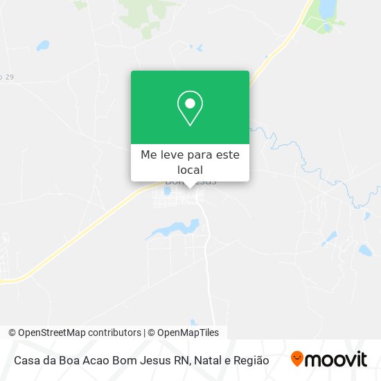 Casa da Boa Acao Bom Jesus RN mapa