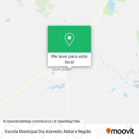Escola Municipal Dia Azevedo mapa