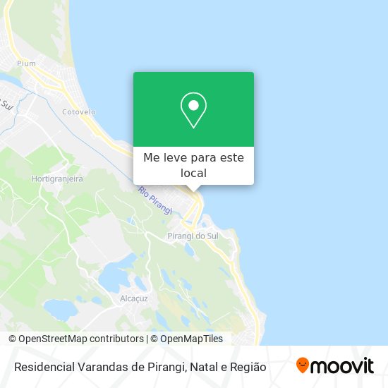 Residencial Varandas de Pirangi mapa